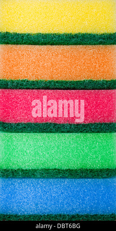 Colorful sponges Stock Photo
