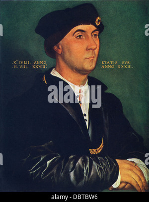 Hans Holbein the Younger (1497-1543), outstanding artist of German Renaissance, painted Sir Richard Southwell. Stock Photo