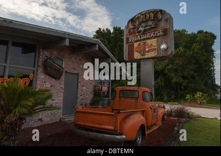 Cody's Original Roadhouse Restaurant located on Hwy 19 in Crystal River, Florida USA Stock Photo
