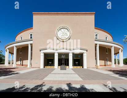 The New Mexico State Capitol building, Santa Fe, New Mexico, USA Stock Photo