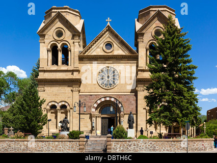 St Francis Cathedral, Santa Fe, New Mexico, USA Stock Photo