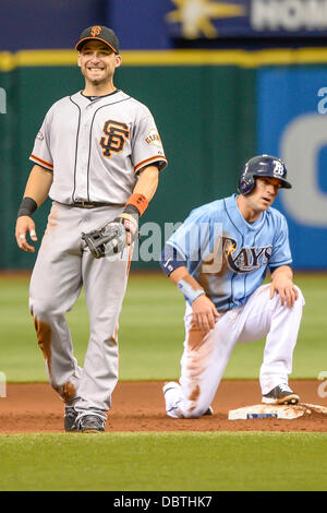 Tampa Bay Rays 2nd baseman Ben Zobrist bats against the Toronto Blue Jays  at the Rogers Centre in Toronto, ON. The Blue Jays lose to the Rays 10-9.  (Credit Image: © Anson