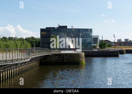 BIP Solutions Building on Pacific Quay, Glasgow. Stock Photo