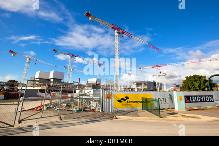 The construction site of the South Australian Health and Medical Research Institute Stock Photo