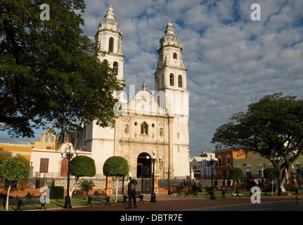 Catedral de Nuestra Senora de la Purisima Concepcion, Campeche, Mexico, North America Stock Photo