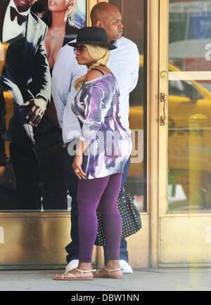 Sean Combs' (aka Diddy) mother Janice Combs, standing outside the front
