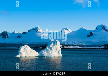 Lonely iceberg, Half Moon Bay, South Shetland Island Islands, Antarctica, Polar Regions Stock Photo