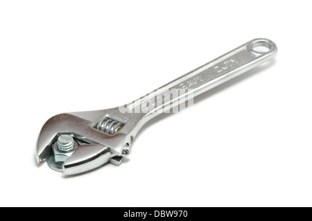 Spanner / wrench on white background Stock Photo