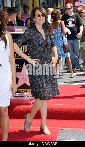 Katey Sagal Ed O'Neill is honoured with a star on the Hollywood Walk of Fame, held on Hollywood Boulevard Los Angeles, California - 30.08.11 Stock Photo