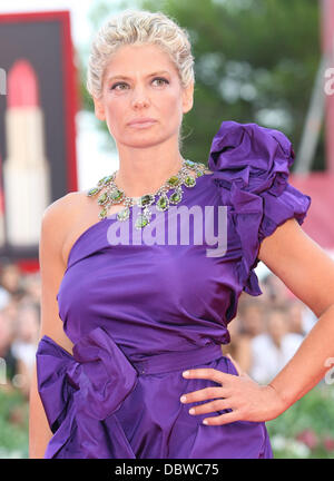 Angela Ismailos 68th Venice Film Festival - Day 1 - 'The Ides of March' - Red Carpet Venice, Italy - 31.08.11 Stock Photo