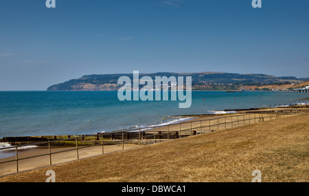 Beach at Sandown, Isle of Wight, Hampshire, England Stock Photo