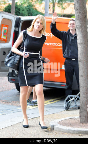 Sally Bercow at the ITV studios London, England - 05.09.11 Stock Photo