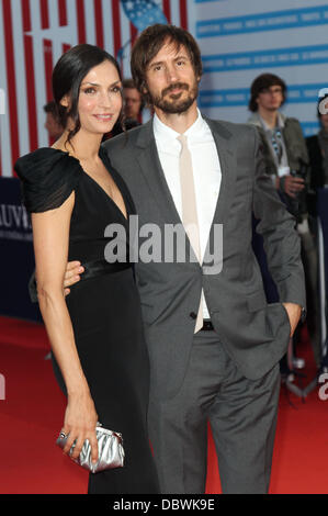 Famke Janssen and Cole Frates The 37th Deauville American Film Festival - Bringing Up Bobby - Premiere Deauville, France - 05.09.11 Stock Photo