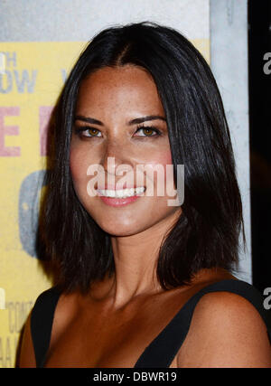 Olivia Munn New York premiere of 'Contagion' at the Rose Theater, Jazz at Lincoln Center - Arrivals New York City, USA - 07.09.11 Stock Photo