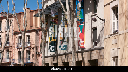 The modern art museum in Ceret Stock Photo