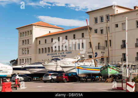 Pierre-and-Marie-Curie University, Banyuls sur Mer, Pyrénées Orientales, Languedoc-Roussillon, France Stock Photo