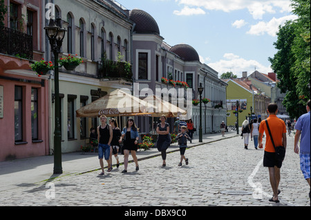 Vilniaus Gatve in Kaunas, Lithuania, Europe Stock Photo