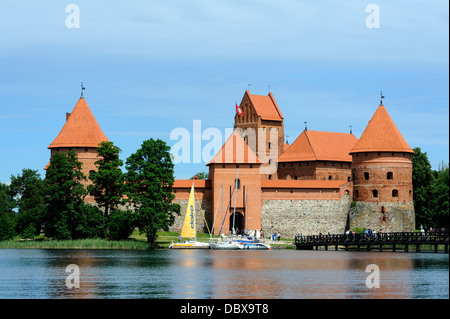 Trakai Castle near Vilnius, Lithuania Europe Stock Photo