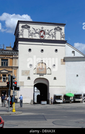 Gate of Dawn Ausros Vartu in Vilnius, Lithuania Europe, UNESCO World-Heritage Stock Photo