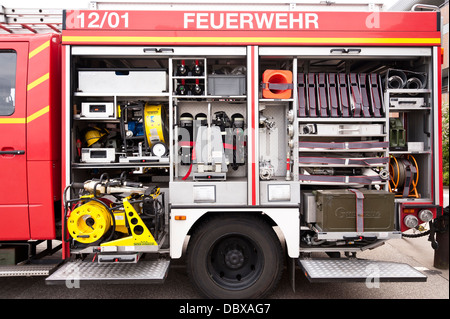 German Fire Truck Stock Photo