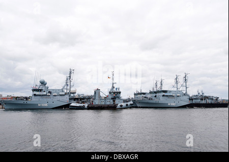 Military Port In Kiel, Germany Stock Photo