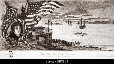 why was francis scott key forced to stay on a british warship during the battle of fort mchenry