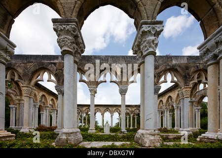 Versailles Gardens French Cloister, Nassau, New Providence Island, Bahamas Stock Photo