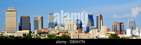 Skyline of downtown Nashville, Tennessee, USA. Stock Photo