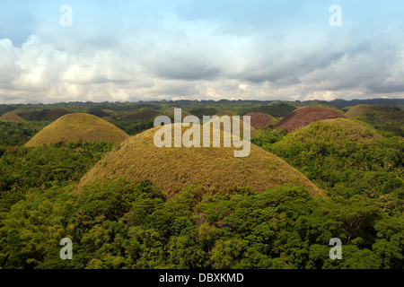 Chocolate Hills, Bohol, Philippines Stock Photo