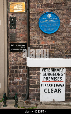 World of James Herriot Museum, actual home and veterinary office of Alf Wight, author of All Creatures Great and Small, exterior Stock Photo