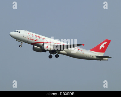 CN-NMB Air Arabia Maroc Airbus A320-214 - cn 3833 take-off 14july2013 2 Stock Photo