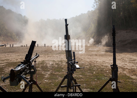 The Knob Creek Machine Gun Shoot. Stock Photo