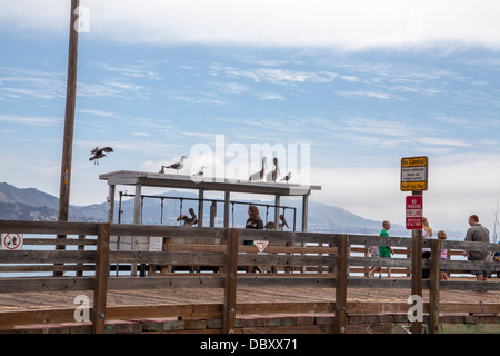 Harford Pier in Avila Beach California Stock Photo