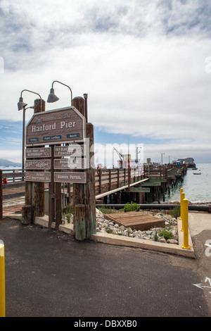 Harford Pier in Avila Beach California Stock Photo