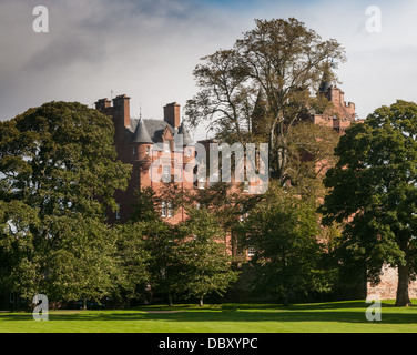 Beaufort Castle, Beauly near Inverness in Scotland; the ancestral home of The Clan Fraser and Lord Lovat. Stock Photo