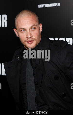 Tom Hardy "Warrior" Los Angeles Premiere at ArcLight Cinema Los Angeles