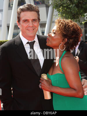 Alfre Woodard Husband is Roderick Spencer 2011 Primetime Creative Arts Emmy Awards Held at The Nokia Theatre L.A. Live Los Angeles, California - 10.09.11 Stock Photo