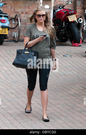 Holly Valance  leaving rehearsals for Strictly Come Dancing 2011 London, England - 13.09.11 Stock Photo