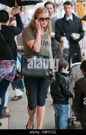 Holly Valance  leaving rehearsals for Strictly Come Dancing 2011 London, England - 13.09.11 Stock Photo