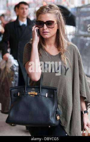 Holly Valance  leaving rehearsals for Strictly Come Dancing 2011 London, England - 13.09.11 Stock Photo