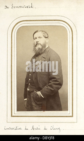 Edmond du Sommerard (1817-1885), son of the founder and first curator of the Musée national du Moyen-Âge (musée de Cluny) in Par Stock Photo