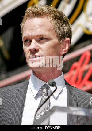 Neil Patrick Harris at the induction ceremony for Star on the Hollywood