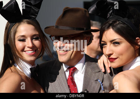 Lord March with bunny girls Goodwood Revival 2011 West Sussex, England - 16.09.11 Credit Mandatory: WENN.com Stock Photo