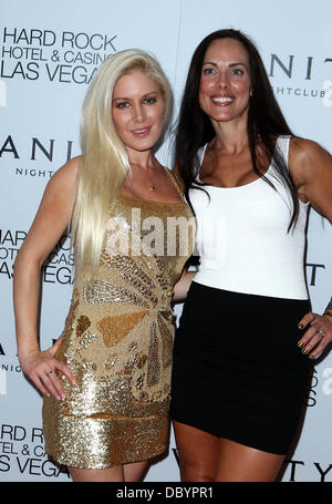 Heidi Montag celebrates her birthday at Vanity nightclub inside the Hard Rock Hotel and Casino Las Vegas, Nevada - 16.09.11 Stock Photo