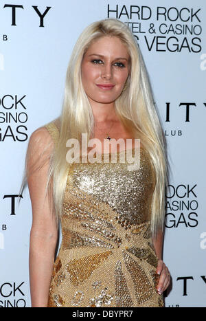 Heidi Montag celebrates her birthday at Vanity nightclub inside the Hard Rock Hotel and Casino Las Vegas, Nevada - 16.09.11 Stock Photo