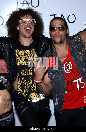 LMFAO host an after concert party at TAO nightclub inside The Venetian Resort and Casino Las Vegas, Nevada - 16.09.11 Stock Photo