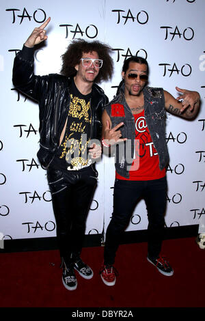 LMFAO host an after concert party at TAO nightclub inside The Venetian Resort and Casino Las Vegas, Nevada - 16.09.11 Stock Photo