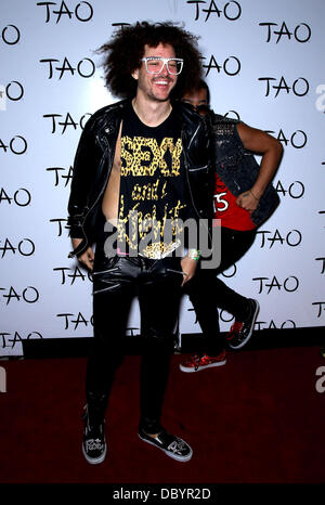 Redfoo LMFAO host an after concert party at TAO nightclub inside The Venetian Resort and Casino Las Vegas, Nevada - 16.09.11 Stock Photo