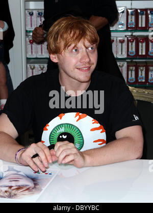 Rupert Grint Rupert Grint hosts a meet and greet at Sugar Factory inside Paris Hotel and Casino  Las Vegas, Nevada - 18.09.11 Stock Photo