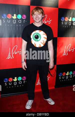 Rupert Grint Rupert Grint hosts a meet and greet at Sugar Factory inside Paris Hotel and Casino  Las Vegas, Nevada - 18.09.11 Stock Photo